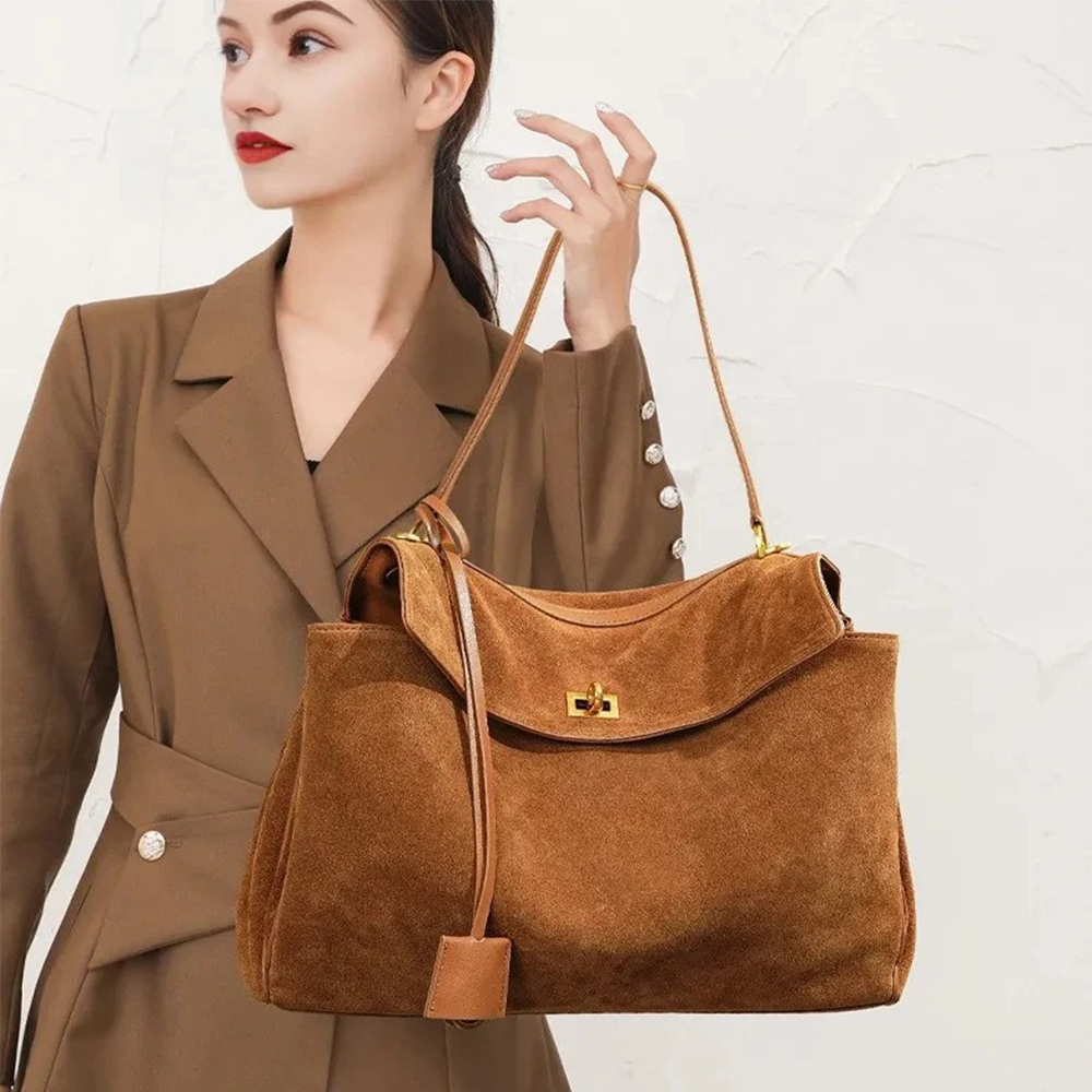 Luxury Bags Tote - الخريف الشتاء المرأة الجلد المدبوغ حقيبة
