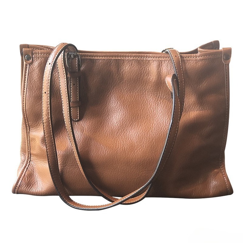 Quiet Luxury Bags Tote - حقيبة يد نسائية من الجلد الطبيعي