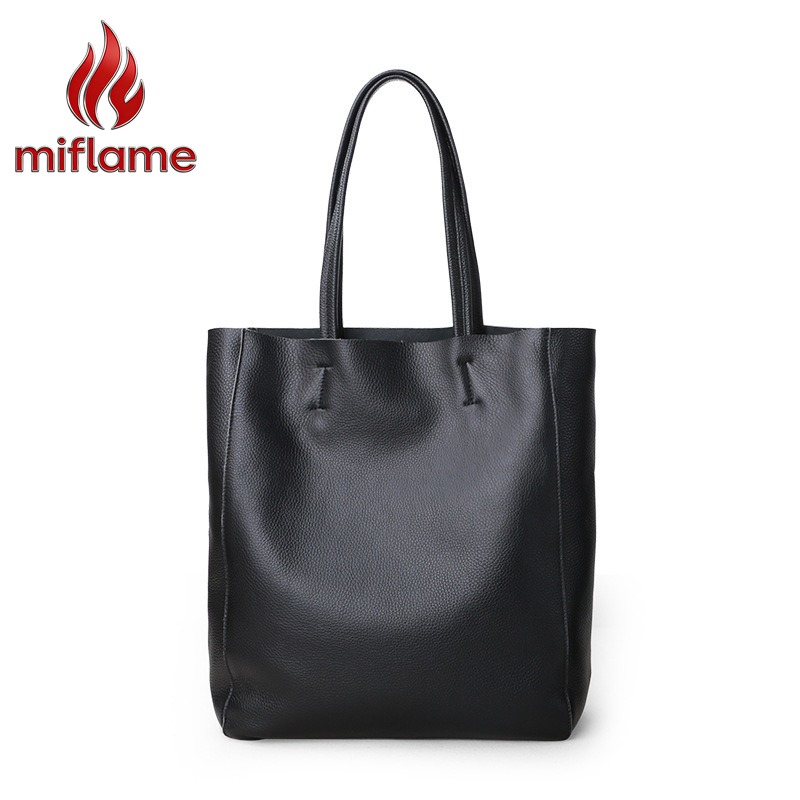 Quiet Luxury Bags Tote - حقيبة كتف نسائية من الجلد الأصلي،