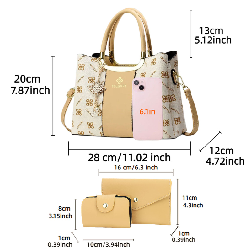 حقائب يد فاخرة مطبوعة للنساء،  - مراجعة Luxury Zipper Bags وسعره