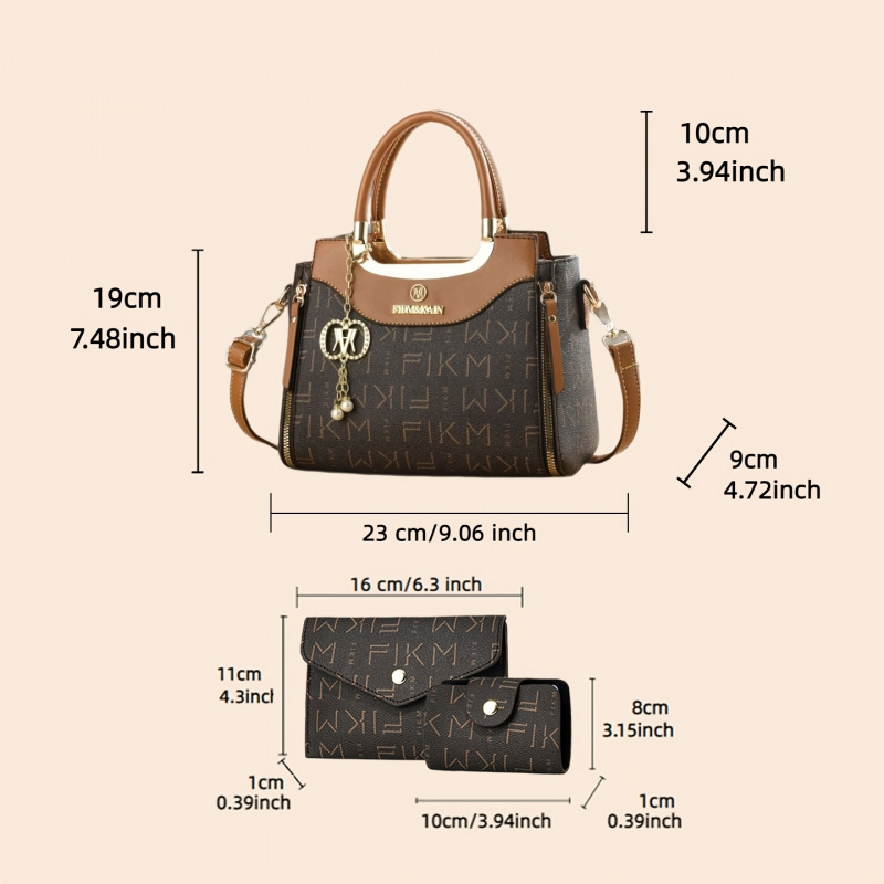مجموعة من 3 قطع من الحقائب الف - مراجعة Luxury Zipper Bags وسعره