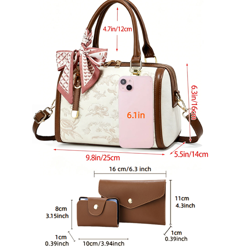 حقيبة يد نسائية مطرزة فاخرة، ط - مراجعة Luxury Zipper Bags وسعره