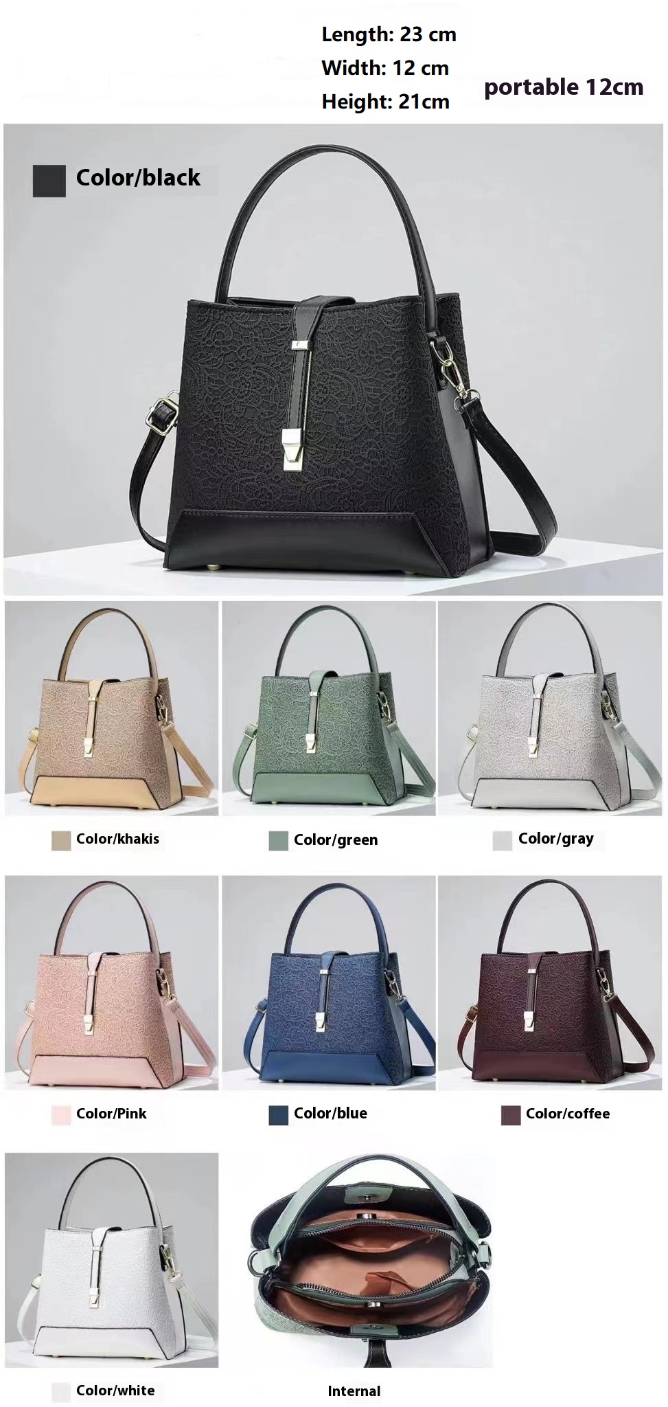 جديد فاخر حمل حقيبة جلدية أنيق - مراجعة Luxury Bags Tote وسعره