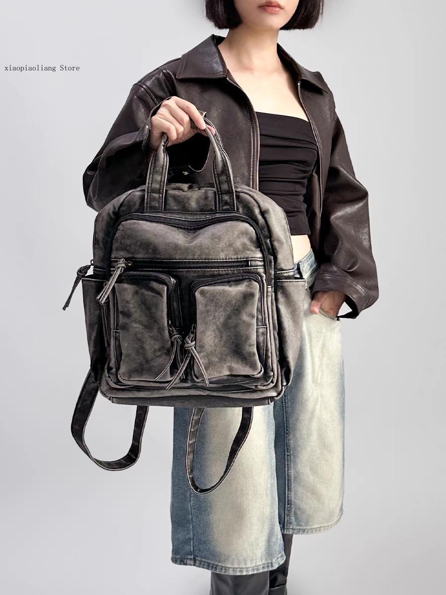 حقائب ظهر فاخرة من جلد البولي  - مراجعة Luxury Zipper Bags وسعره