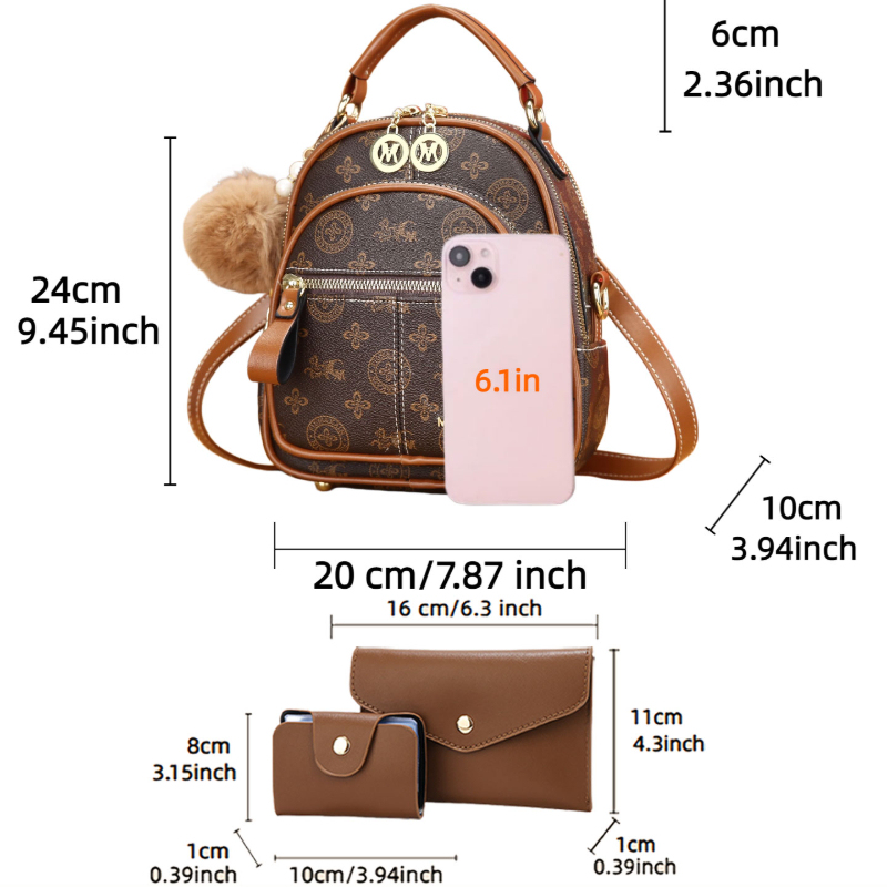 مجموعة حقائب نسائية من 3 قطع،  - مراجعة Luxury Zipper Bags وسعره