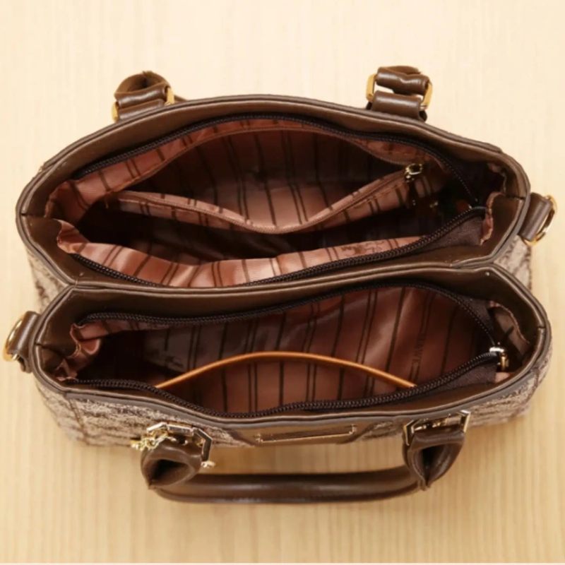 حقيبة يد فاخرة مطبوعة بحروف، ح - مراجعة Luxury Zipper Bags وسعره