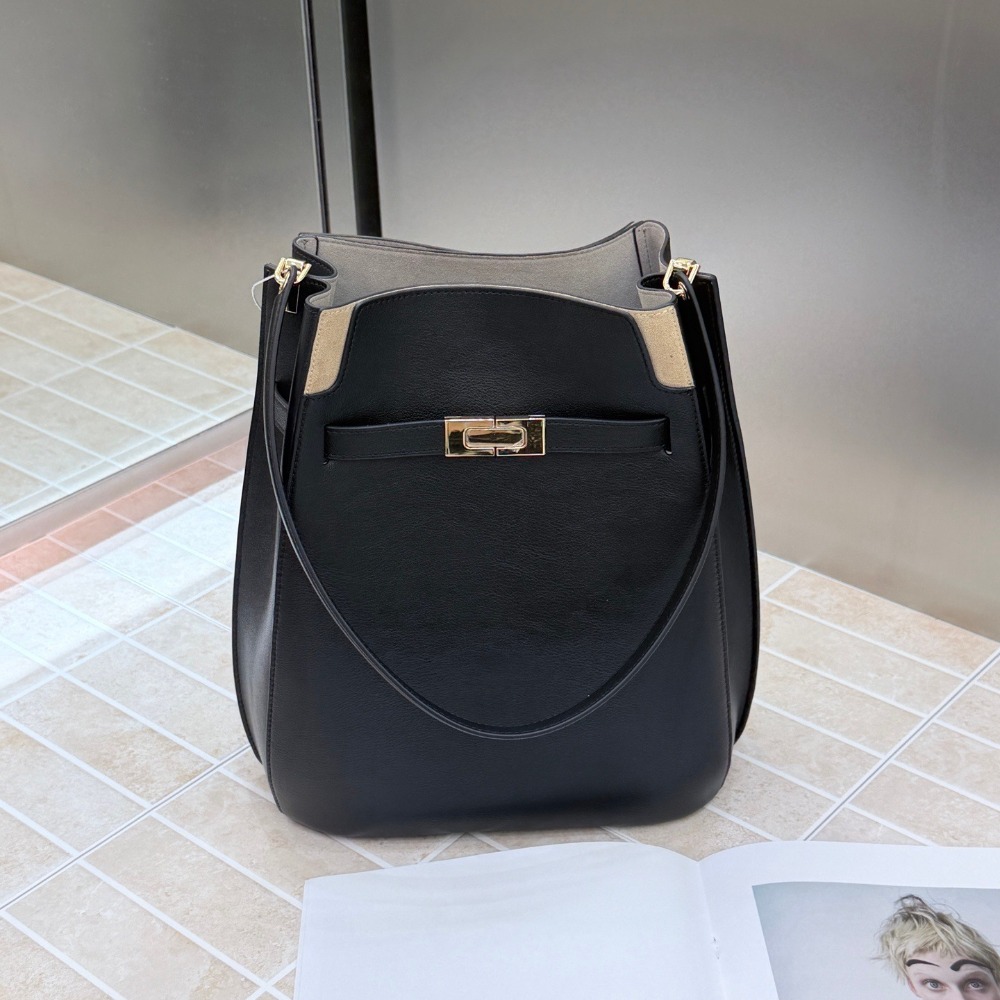 حقيبة دلو جديدة بتصميم كلاسيكي - مراجعة Luxury Bags Tote وسعره