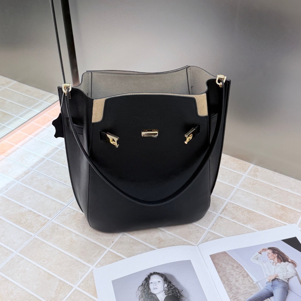 حقيبة دلو جديدة بتصميم كلاسيكي - مراجعة Luxury Bags Tote وسعره