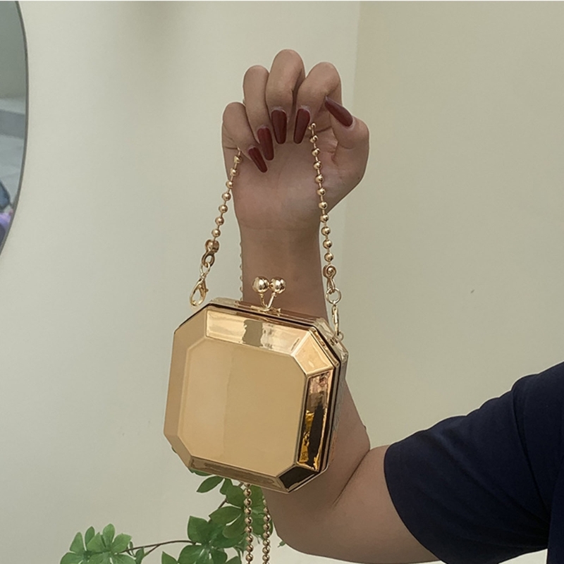 صغيرة فاخرة الذهب مساء حفلة مخ - مراجعة Luxury Zipper Bags وسعره