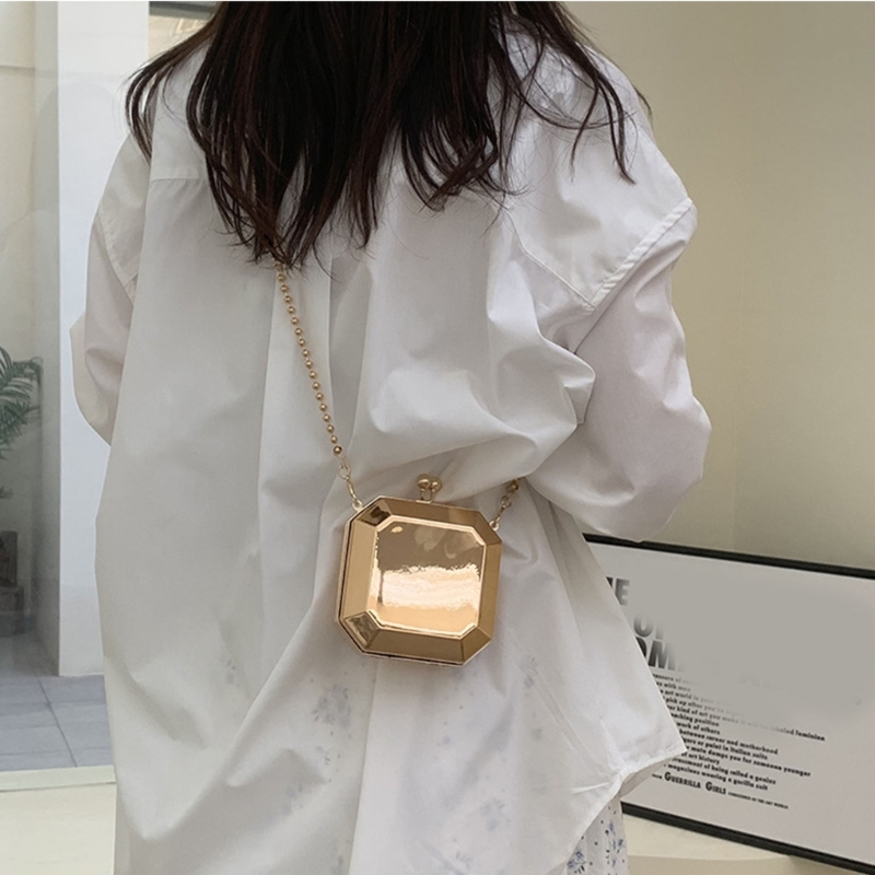 صغيرة فاخرة الذهب مساء حفلة مخ - مراجعة Luxury Zipper Bags وسعره