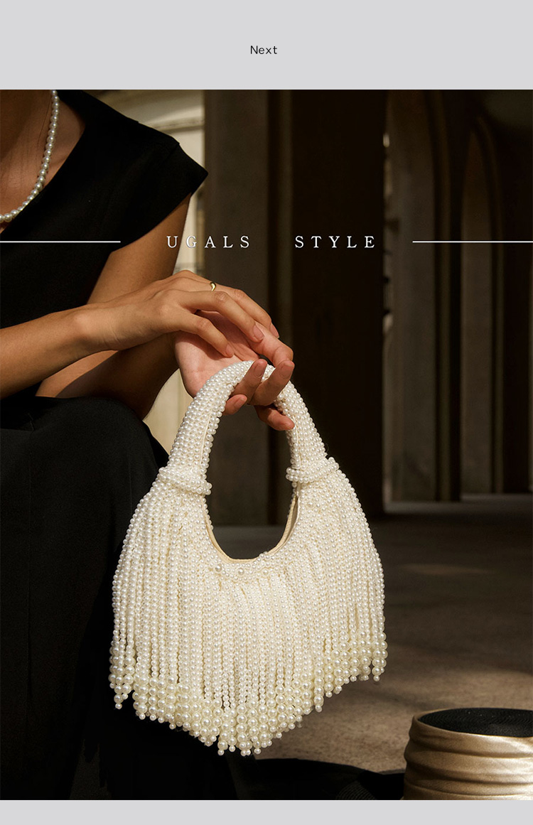 حقيبة يد فاخرة بتصميم مقبض لؤل - مراجعة Luxury Bags Made وسعره